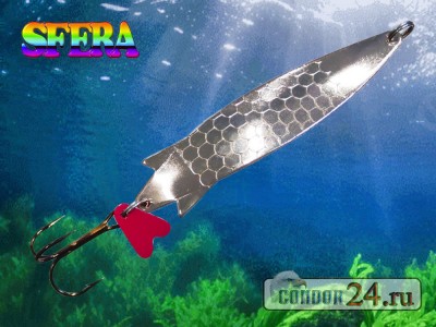 Блесна Sfera Aga, цвет серебро